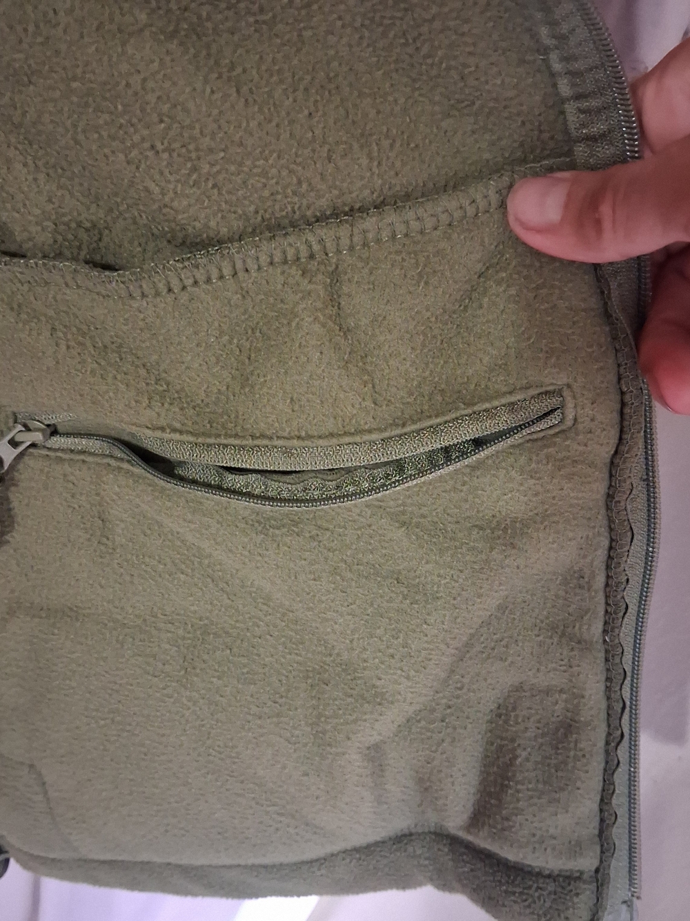 BÆRSkin Tactical Fleece Hoodie Men's XL Olive Green Full Zip Utility Jacket - Picture 10 of 14